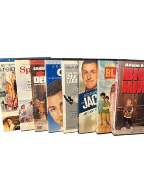 Comedy DVD'S Adam Sandler Lot 8 MOVIES (RANDOM MIX GOOD CONDITION)